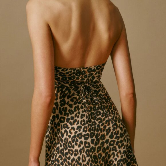 Reformation Delanie Leopard Dress Size Small NWOT - Picture 2 of 2